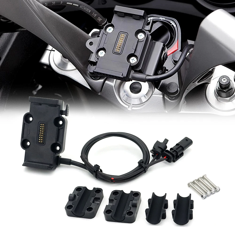 Phone Navigation Bracket Power Supply Wireless Charing 12mm/16mm/22 mm Roll Bar Base For BMW R1200RT R1250RT ADV