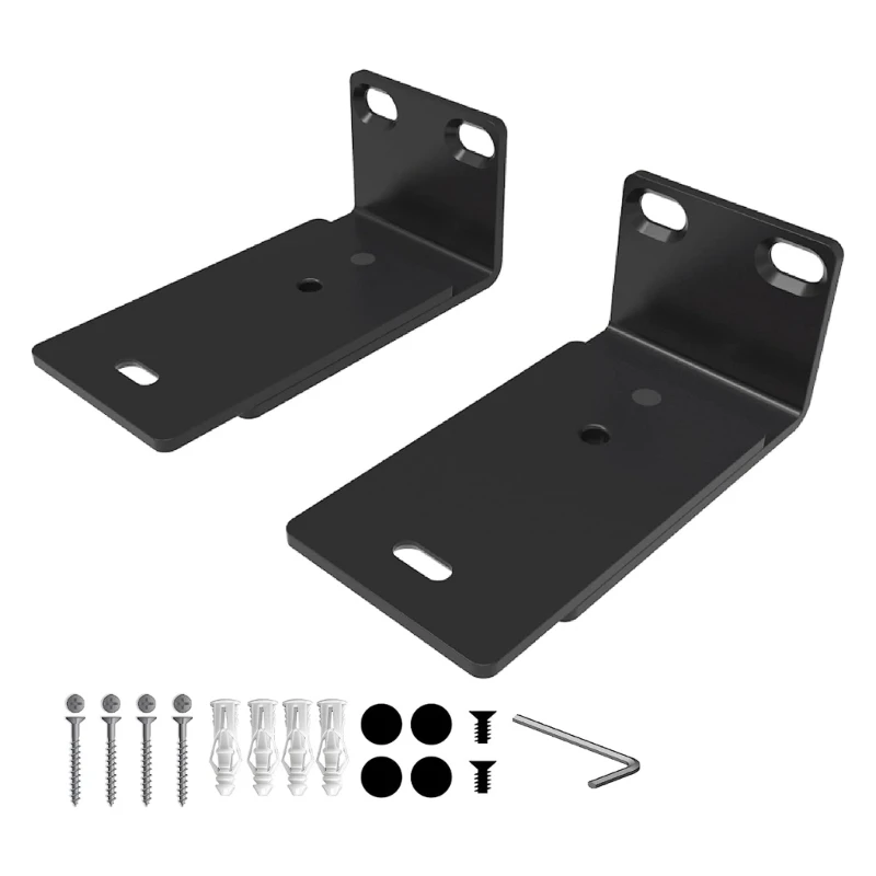 Suporte montagem barra som elegante e resistente, slide e ajuste montagem na parede da barra som, personalize sua