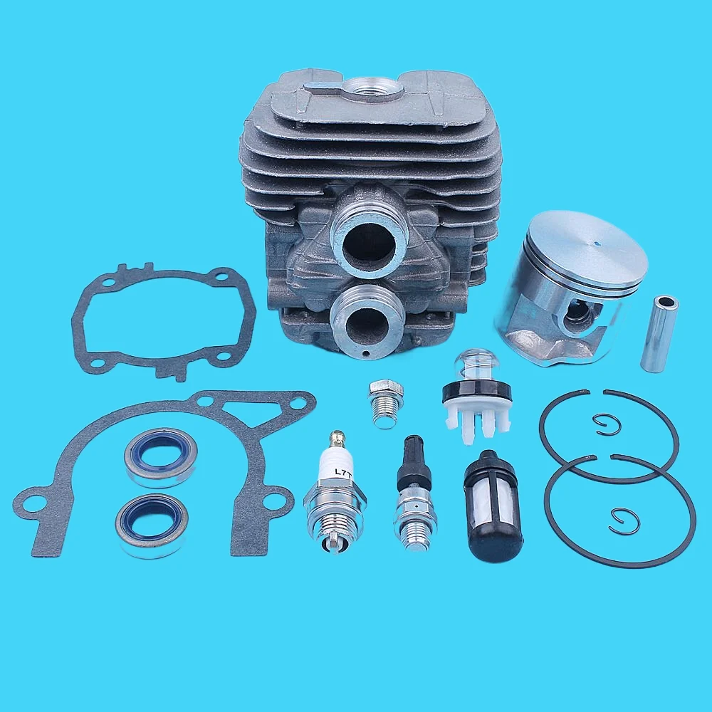 50mm Cylinder Piston Gaskets Oil Seal Kit For Stihl TS410 TS420 TS 410 420 Cut-Off Saw 4238 020 1202 Spark Decompression Valve