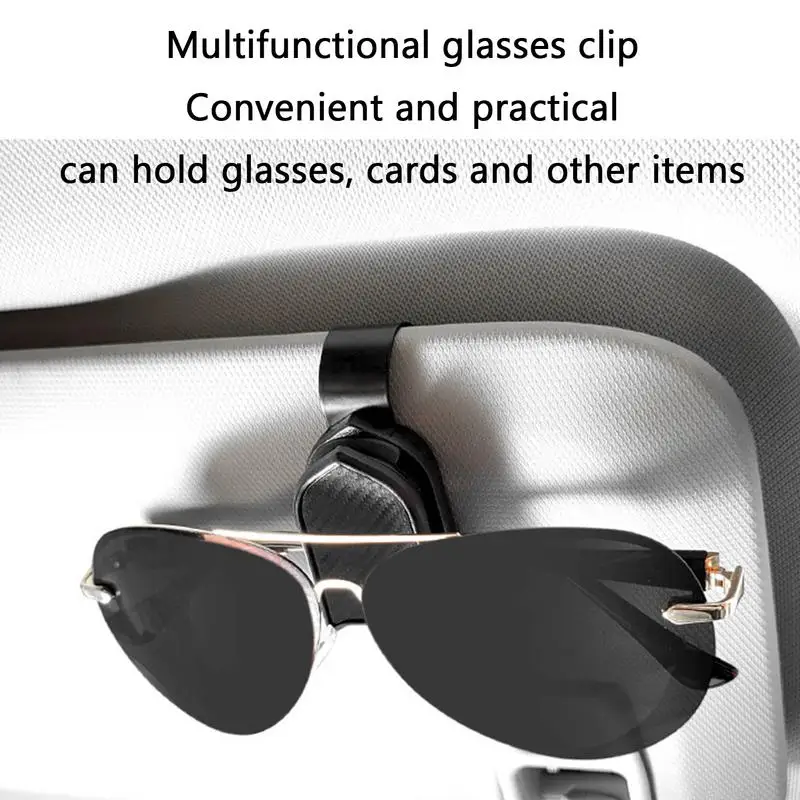 Sunglass Holder For Car Visor Clip Auto Glasses Storage Holder Multifunctional Ticket Card Clip Car Interior Decor For Car Truck