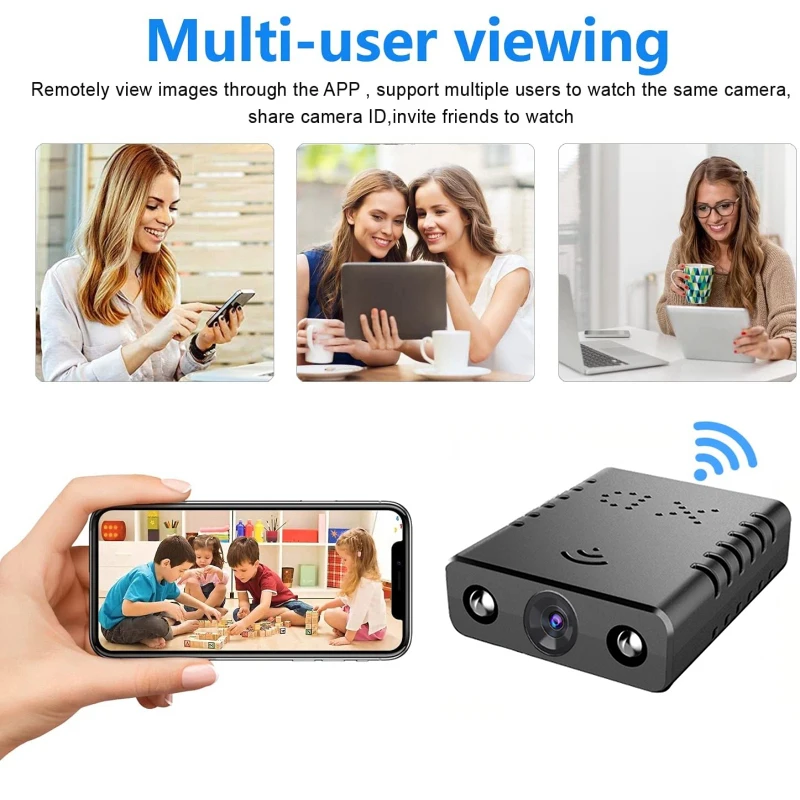 Video Surveillance XD WiFi Camera 1080P Anti-theft Motion Detection Security IP Camera Night Vision For Home Mini Wired Camera