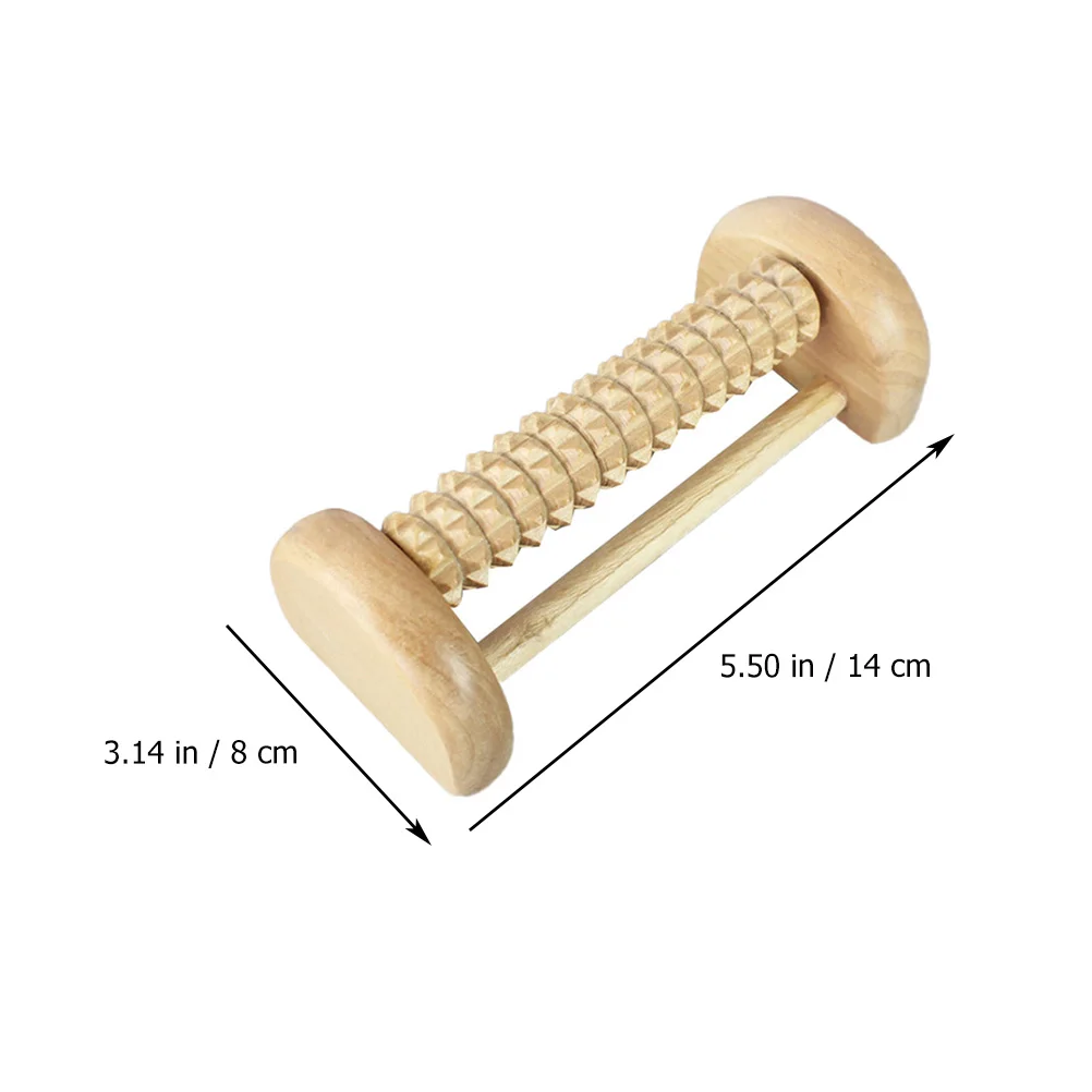 

Wooden Foot Roller for Plantar Relief Stress Reduction Pedicure Tool