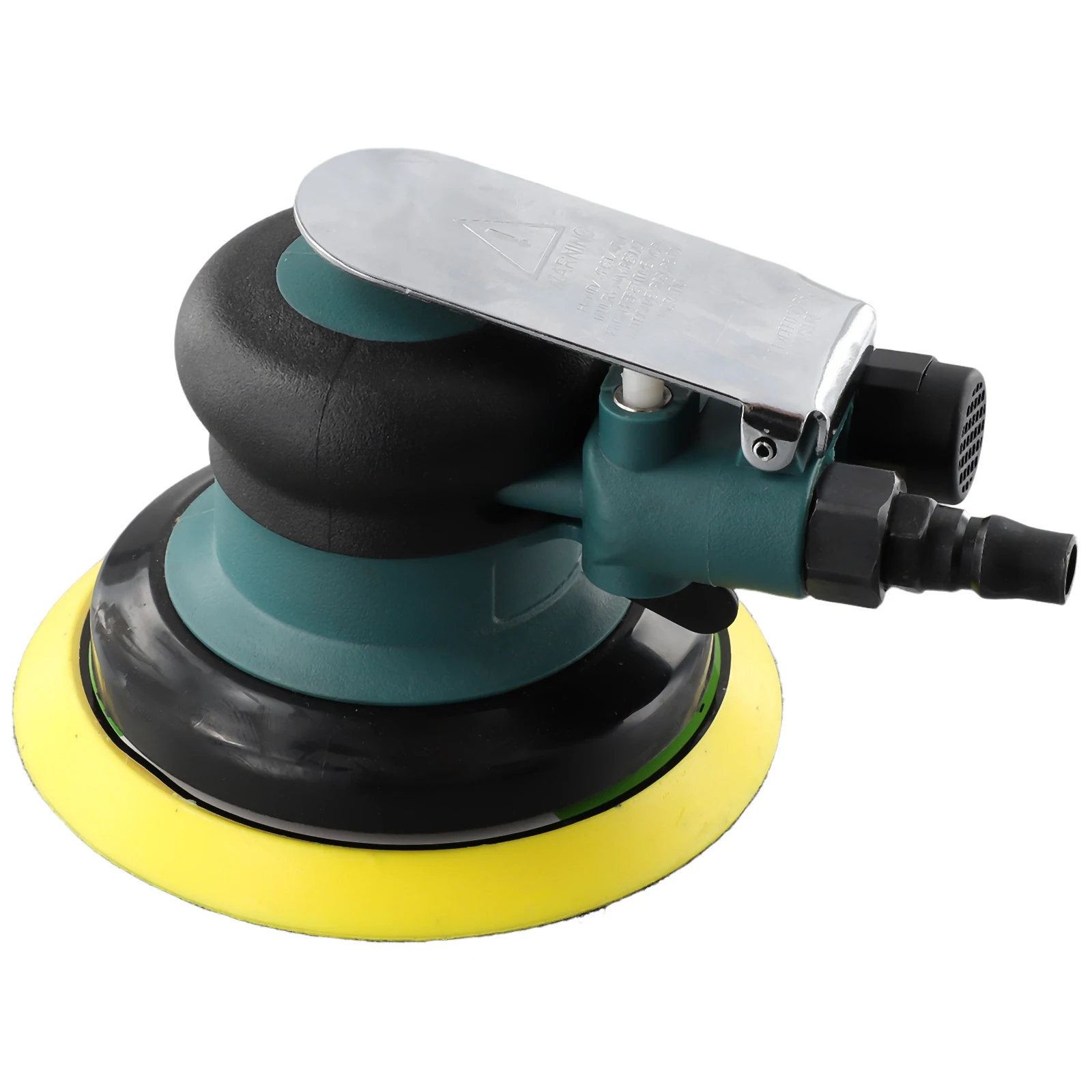 Professional 5Inch Air Sander  Powerful Pneumatic Sander Tool for Woodworking Polishing  Rust Removal  and Car Waxing