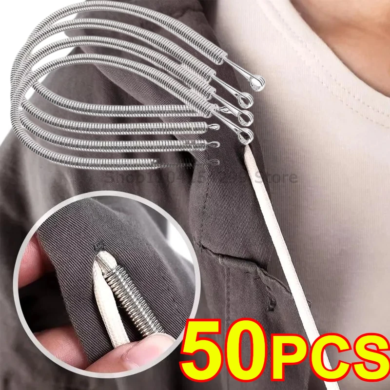 Biegsame Feder Kordelzug Einfädler Clip Hosen Hoodies Gummiband Spitze Schnur Flexible Kordelzug Faden DIY Nähen Zubehör