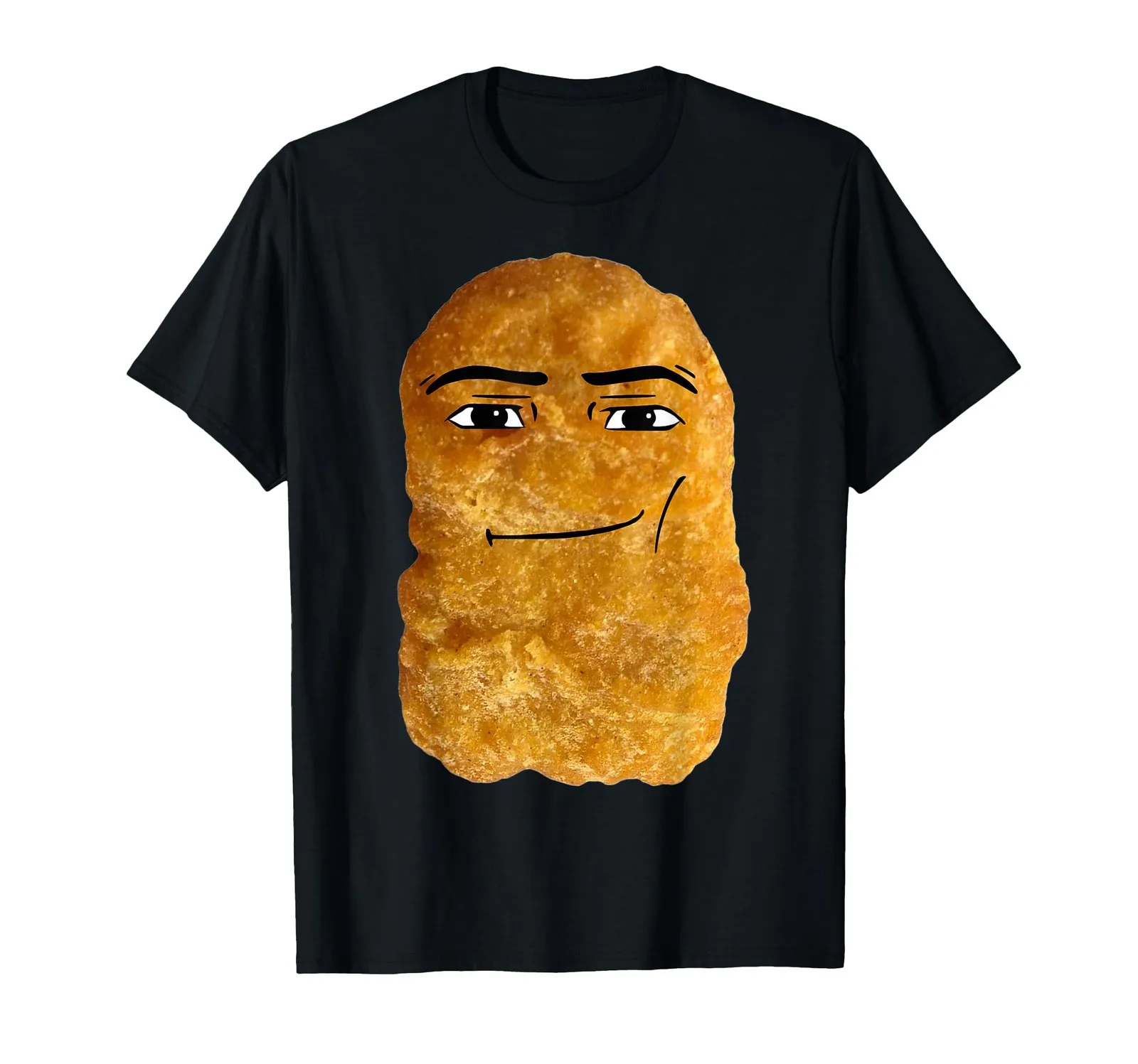 

Black Chicken Nugget Meme Graphic Tee, Small