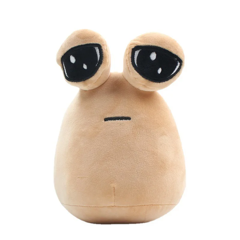 22cm/8.6in Pou Plush Cartoon Alien Toy Kawaii Stuffed Animal Doll Hot Game Figure Gifts for Fans