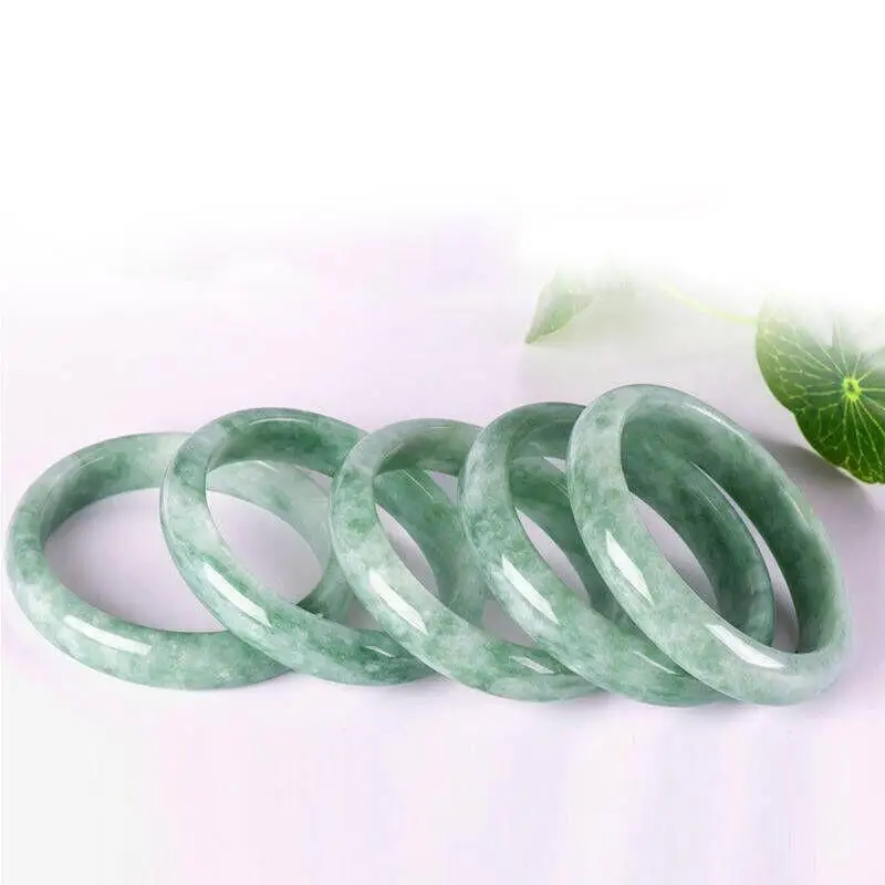 Hot Natural Jade Bangle Women Healing Jewelry Jades Stone Bangles Jadeite Bracelet Girlfriend Mom Gifts