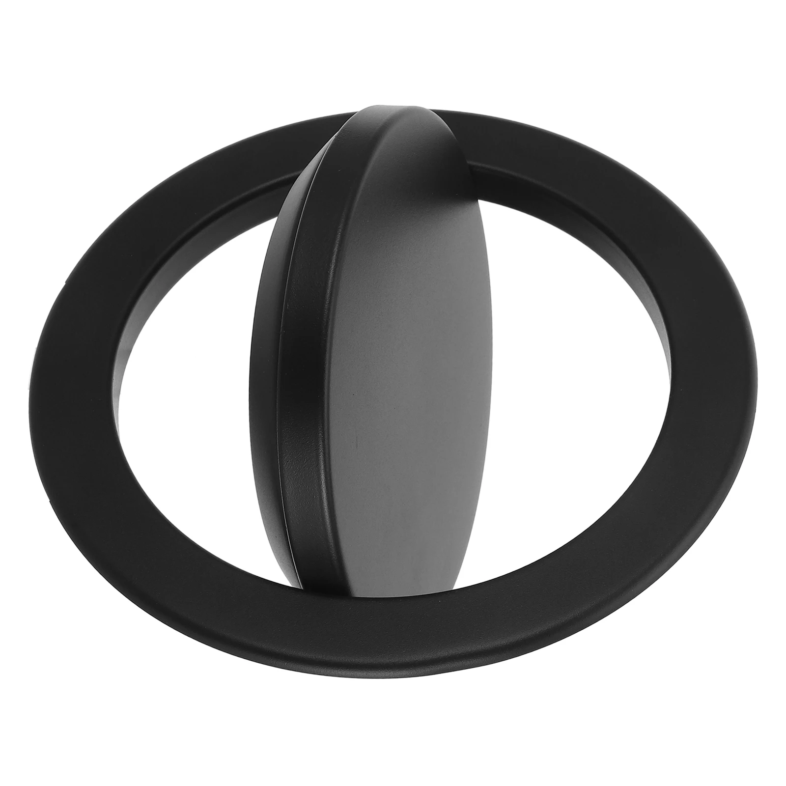 

Stainless Steel Countertop Trash Can Lid Recessed Swing Flap Embedded Round Grommet Cover Space Saving Kitchen Bathroom