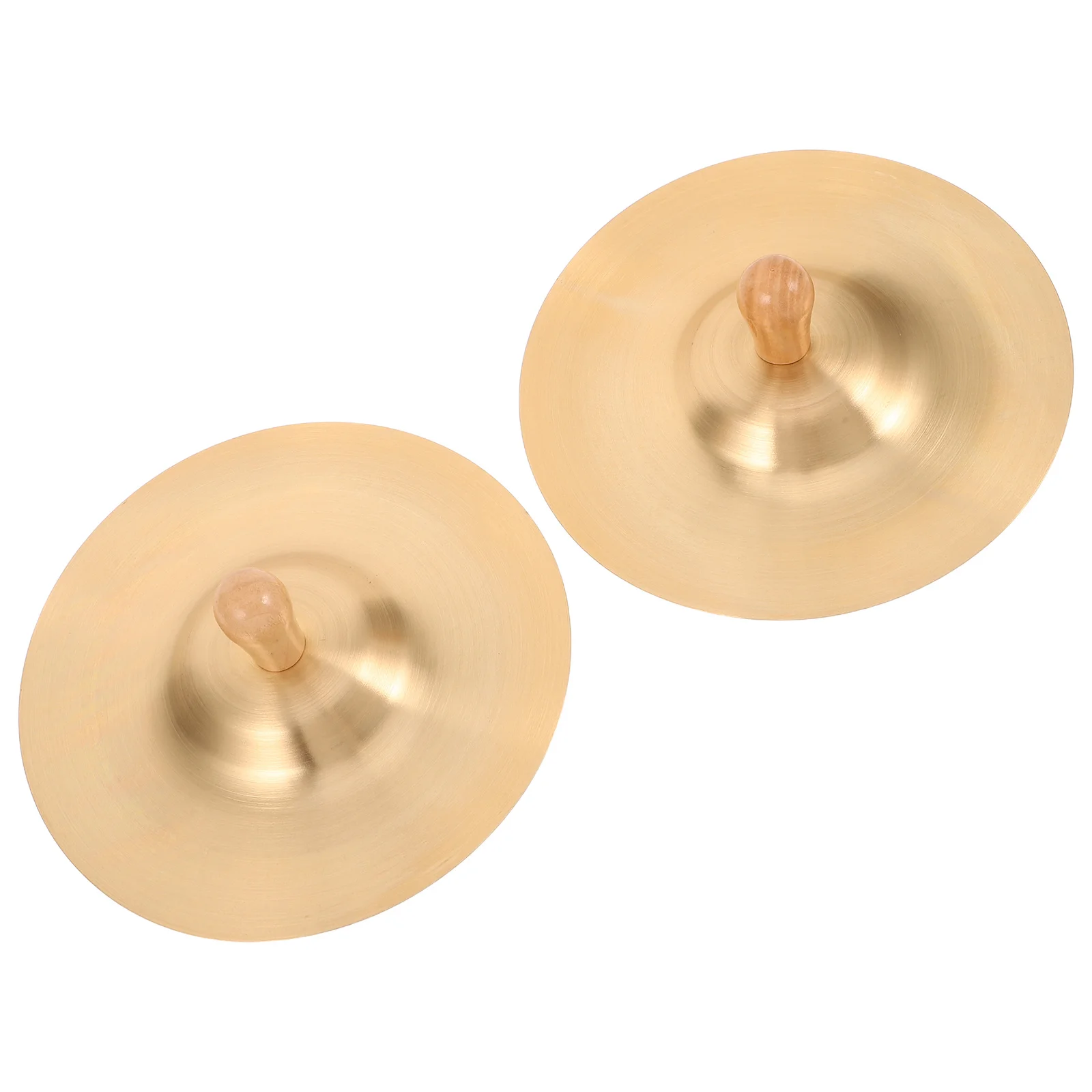 

Brass Percussion Cymbals Dance Handheld Drum Belly Musical Finger Practice Mini
