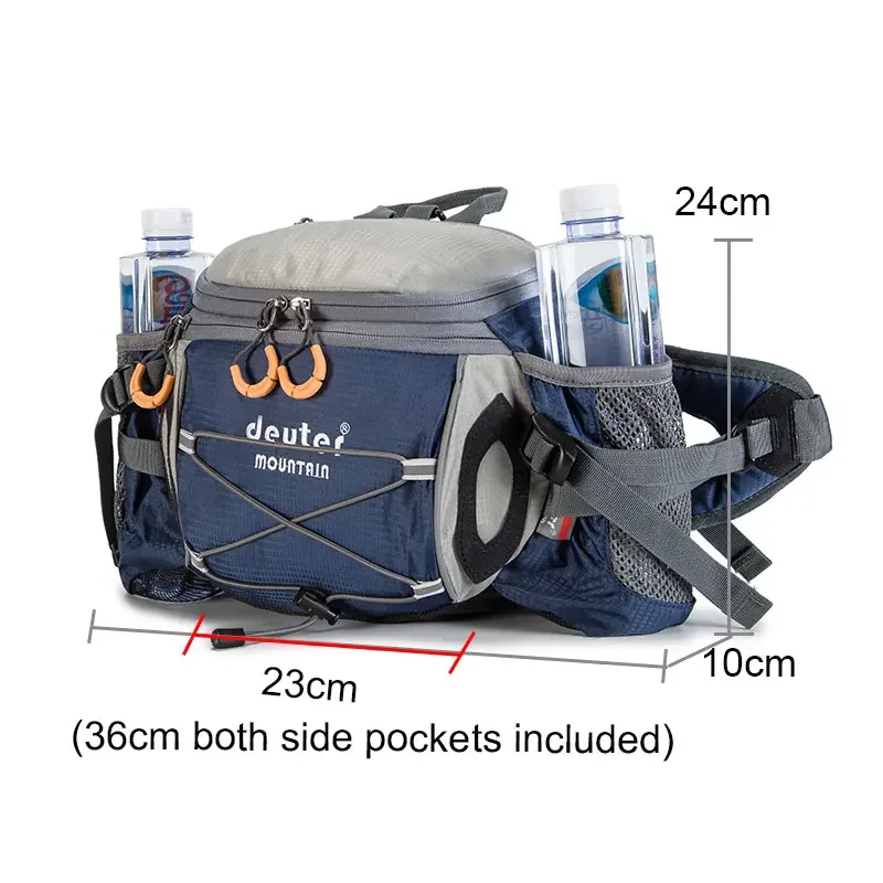 Outdoor Sports Waist  Cycling Camping Climbing Men's Backpack Hiking Shoulder Running Water Bottle Bicycle Fanny Pack Fishing