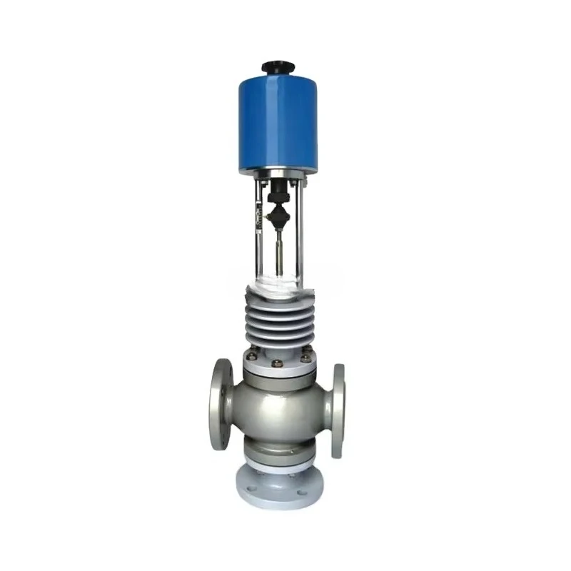 

Electric high temperature liquefied gas regulator regulating control valve PN16