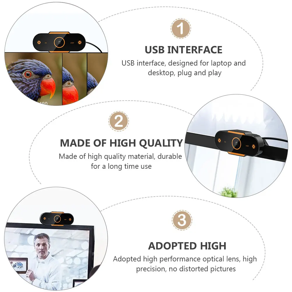 

Professional Usb 720P High Definition Web Camera For Laptop Desktop Plug Streaming Video Conference Computer Camera
