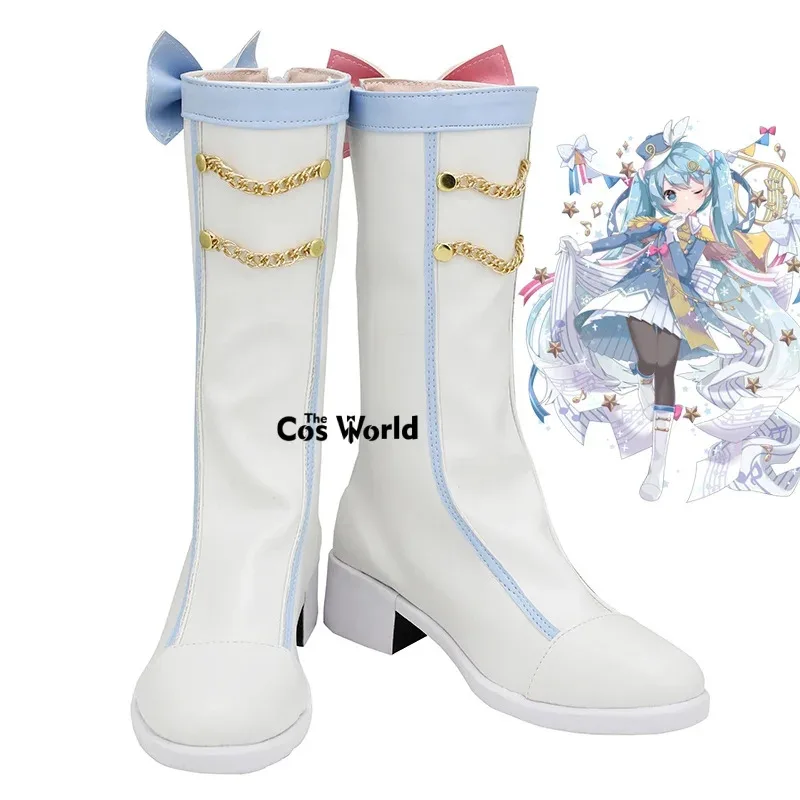

Miku Snow, аниме, 2020, туфли на плоской подошве для косплея, ботинки