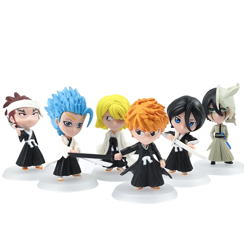 Groothandel BLEACH Action Figure Cool Leuke Anime Figuur Speelgoed Pop Model Bureau Decoratie Voor Kind Verjaardagscadeautjes Q Versie Beeldje