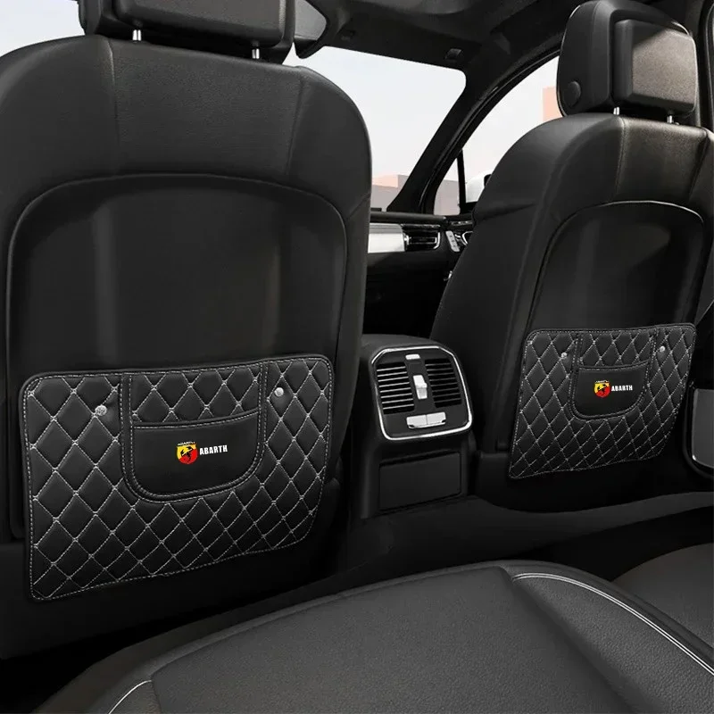 

PU leather car seat rear protective For Abarth UNO Astra Bravo Panda Linea Freemont Strada Doblo