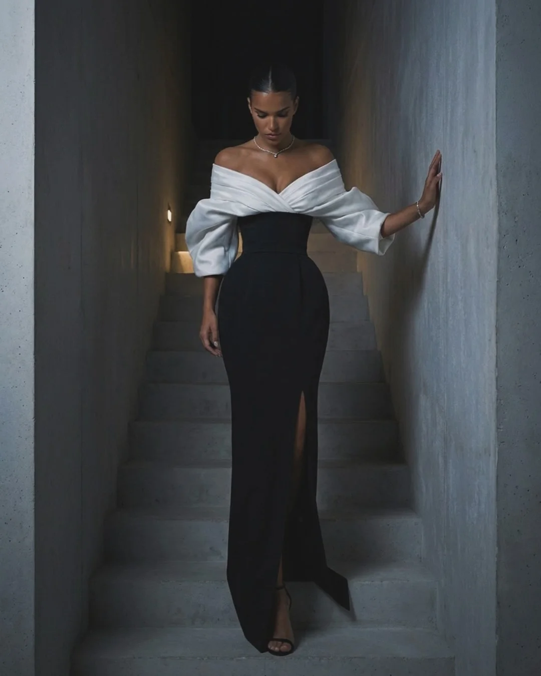 Elegant Black Prom Dresses Off The Shoulder Evening Dress For Women Cocktail Dress Formal Wedding Party Dress Customized image 5