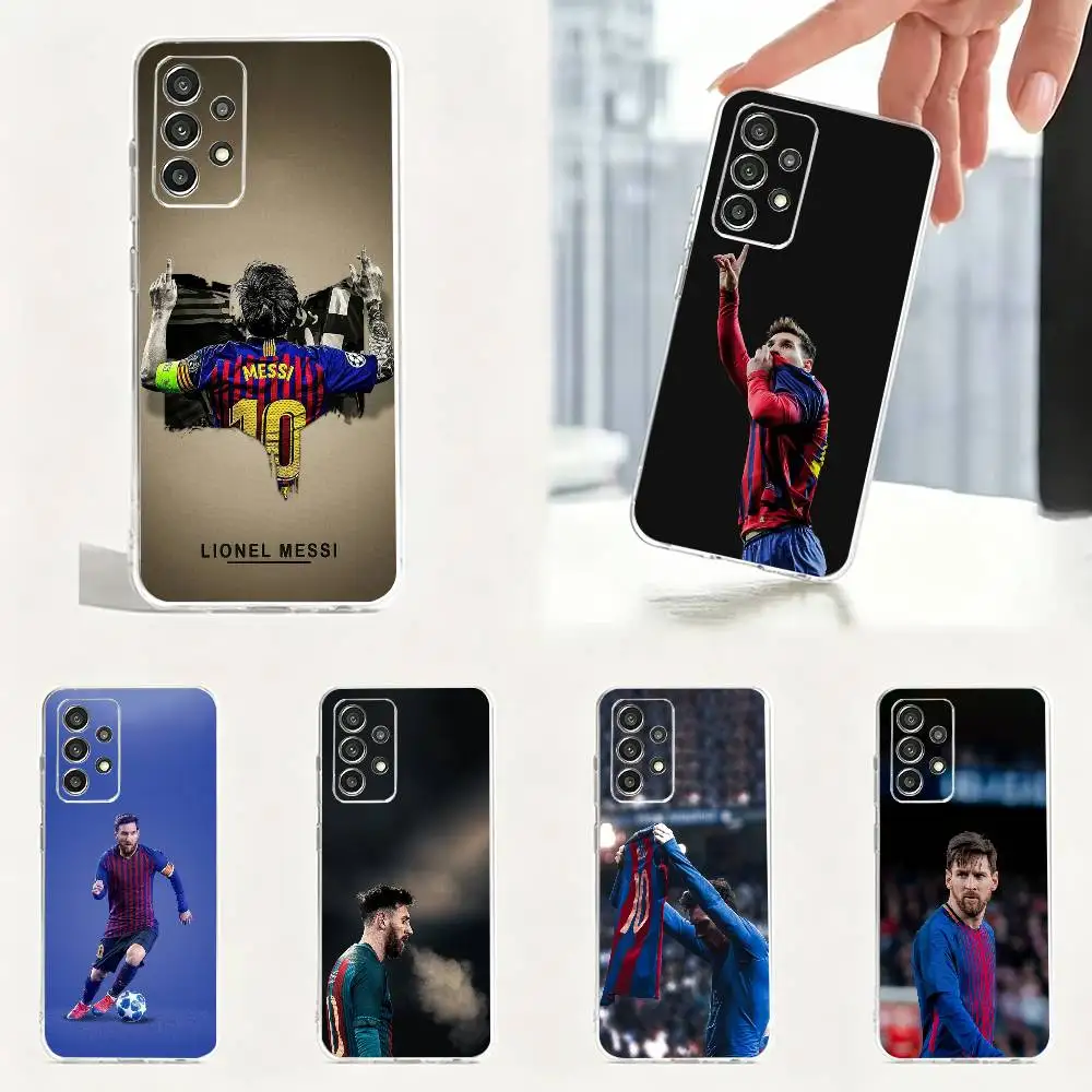 

Football Messi Stadium Phone Case For Samsung Clear Soft TPU Case S25,S24,S21,S22,S23,S30,Ultra,S20,Plus