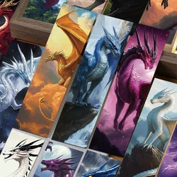 30pcs Exquisit Majestic Dragon Wings Bookmarks Reading Pages Books Labeled School Stationary Supplies DIY Aesthetic Bookmarks