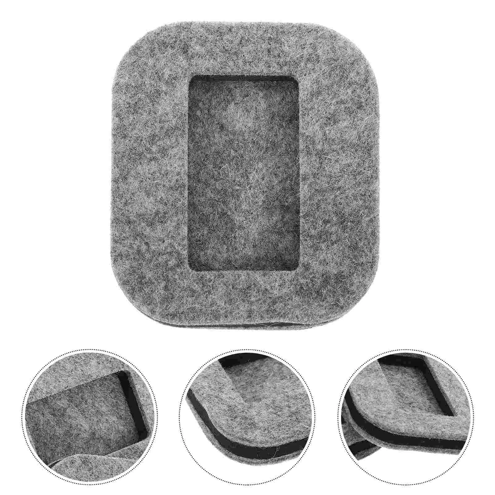 4 Pcs Roller Pad Caster Cups Furniture Coasters Chair Legs Swivel Stoppers for Hardwood Floor Felt