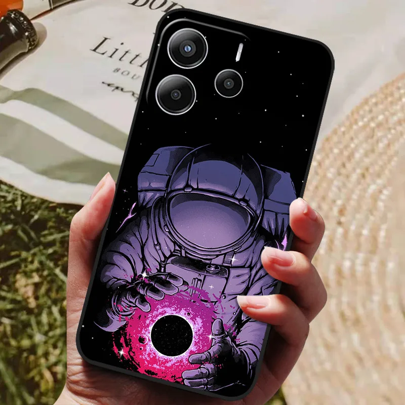 สําหรับ Xiaomi Redmi หมายเหตุ 14 4G กรณีทาสีโทรศัพท์ซิลิคอนปกหลังสําหรับ Redmi หมายเหตุ 14 4G ยุโรปหรือ Glabal กรณีป้องกัน