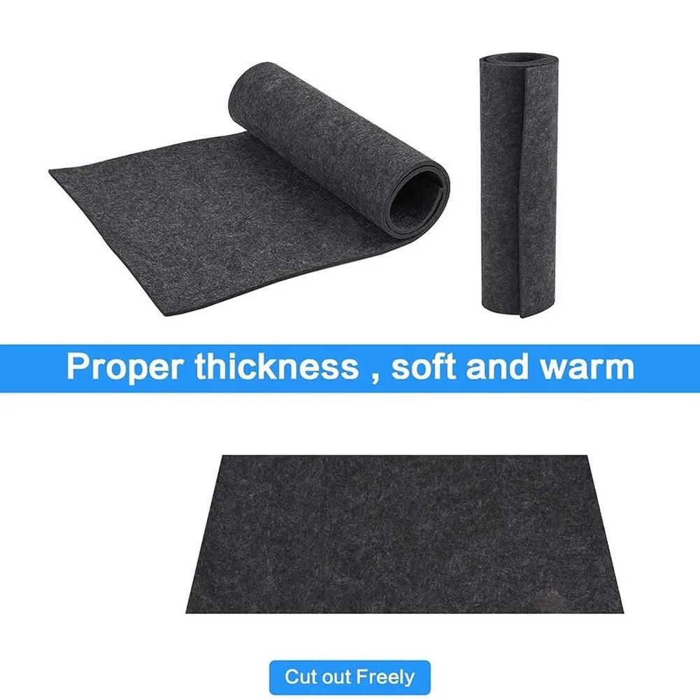 Reptile Mat Carpet 2pcs Grey Terrarium Bedding Liner for Bearded Dragons Snakes Turtles Geckos Hermit Crabs Low Maintenance