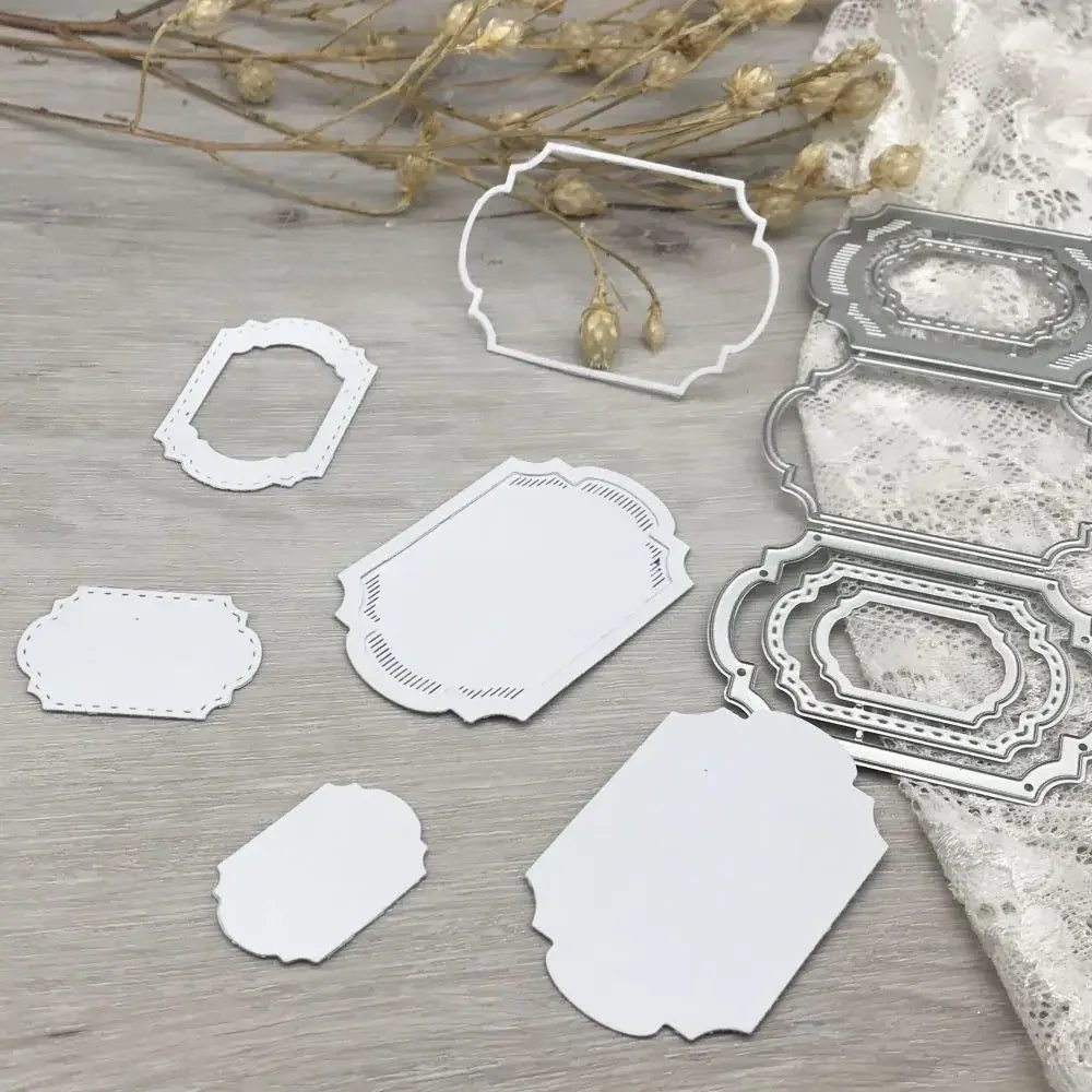 

1 шт. металлическая вырубная форма для декоративной резки, трафарет для скрапбукинга, вырубные ножи для бумаги, шаблоны для творчества