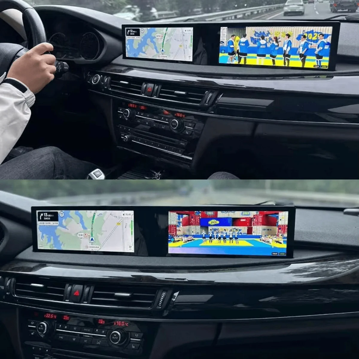 21inch Curved Screen 8Core Android Carplay Car Multimedia Video Player For BMW 5 Series F10 F11 X5 X6 NBT 2011-2017 Navi Screen