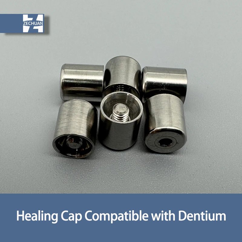 6pcs Titanium Dental Implant Protection Healing Cap Anyone composite Protective Cap Cover Screw Dentium 4.5 5.5