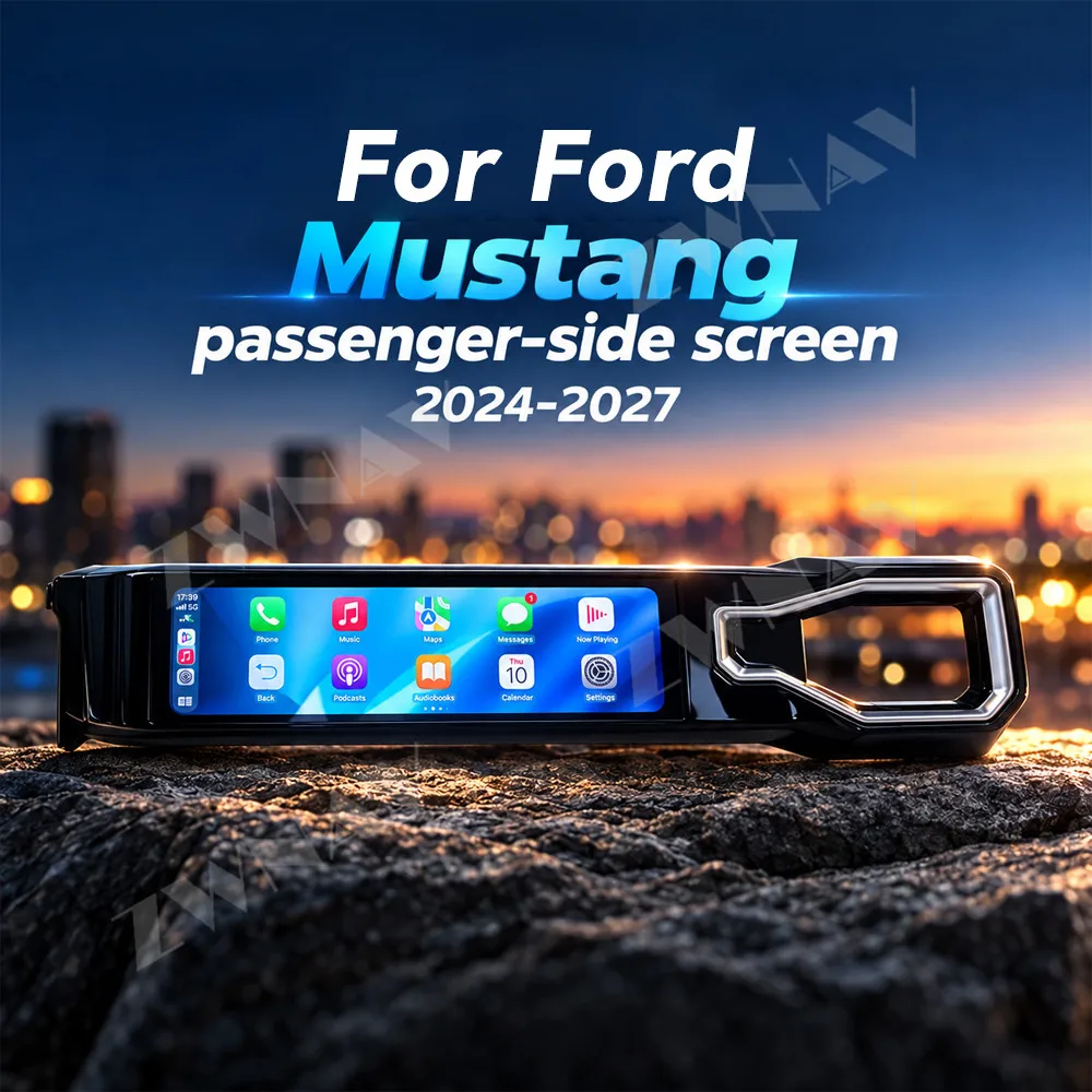 Car Co-pilot Passenger For Ford Mustang 2024-2027 Android Auto Multimedia Stereo Player GPS Navigation DSP Carplay Touch Screen