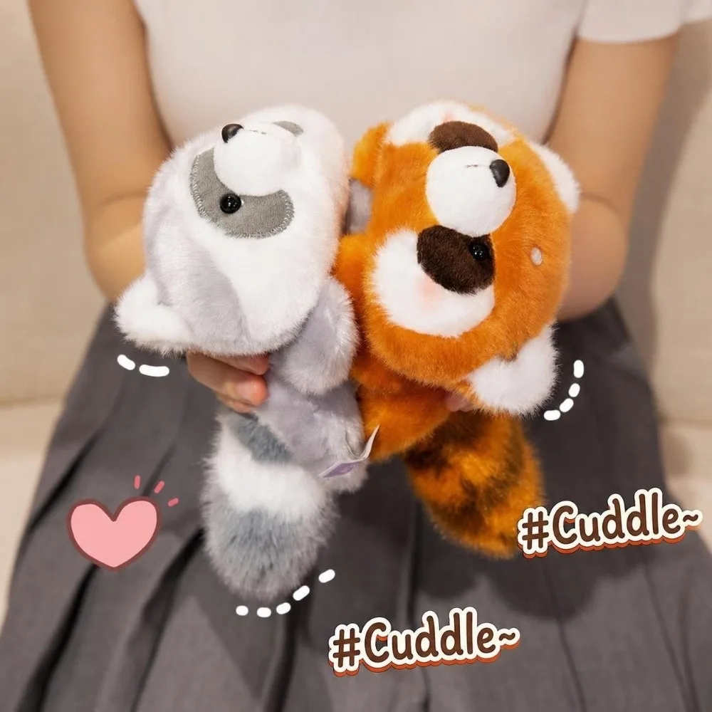 Cute PP Cotton Fridge Magnet Scented Design Magnetic Back Raccoon Cartoon Style Soft Desk Decor Home Decoration