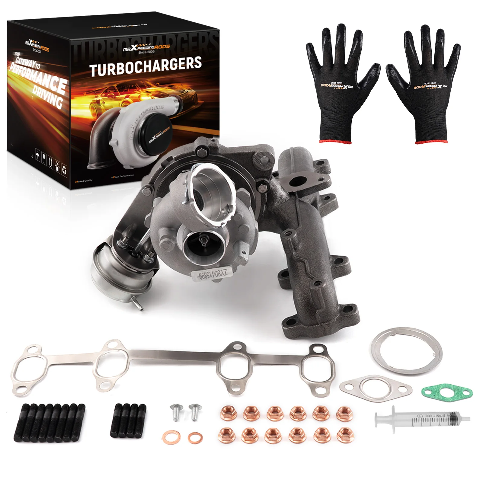 Turbolader für Audi VW Seat Skoda 2.0 TDI 103kW BMP mit Ansaugkrümmer 03G253019L – Detail 1