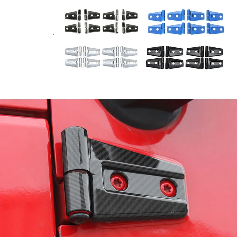 

Car Hinge Protective Cover Trim Exterior Decoration Fit For 4 Door Jeep 07-17 JK Accefor Jeep Wrangler JK CJ TJ Car Accessorie