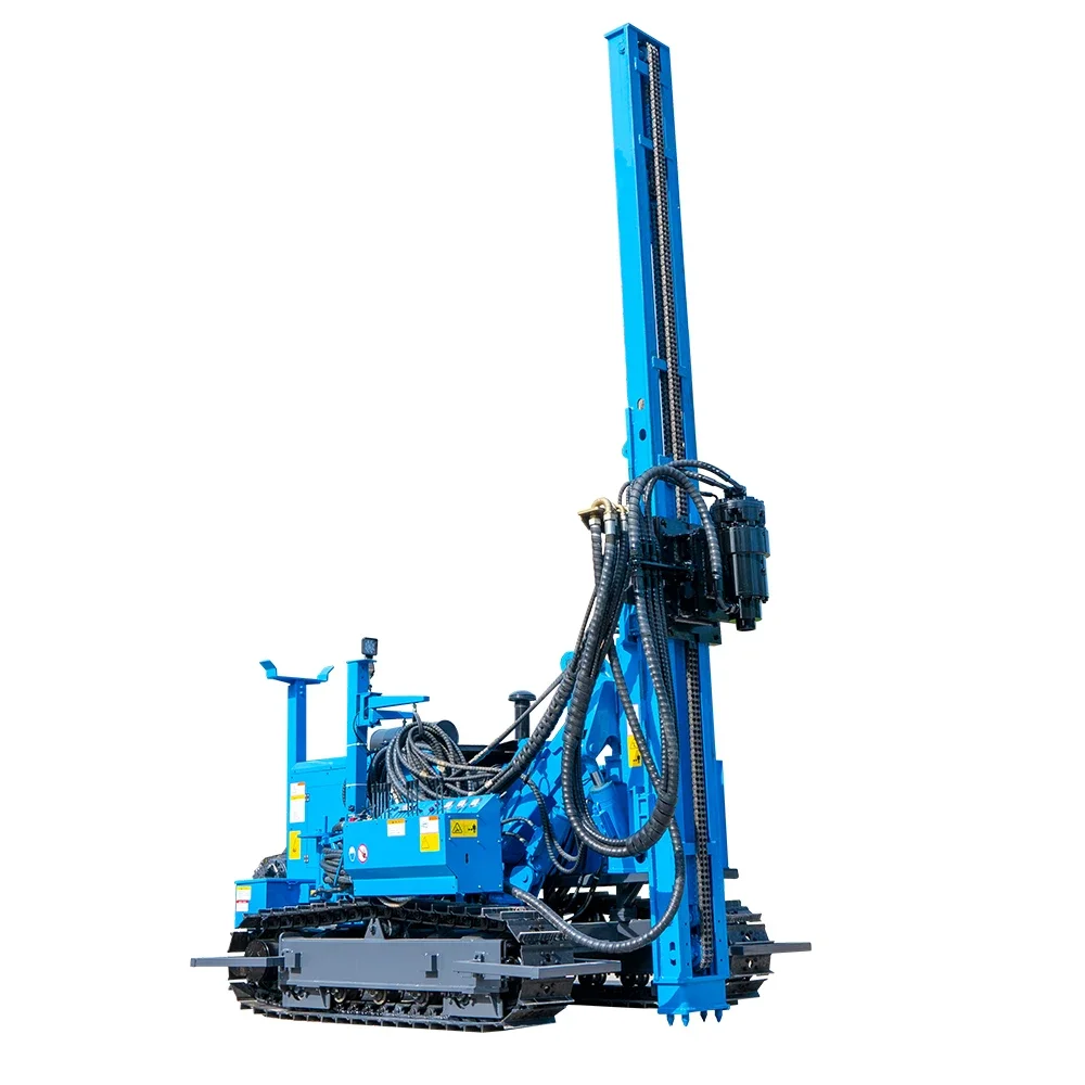 Groundwork Equipment for Solar Farms, Photovoltaic Energy Pile Driver Solution