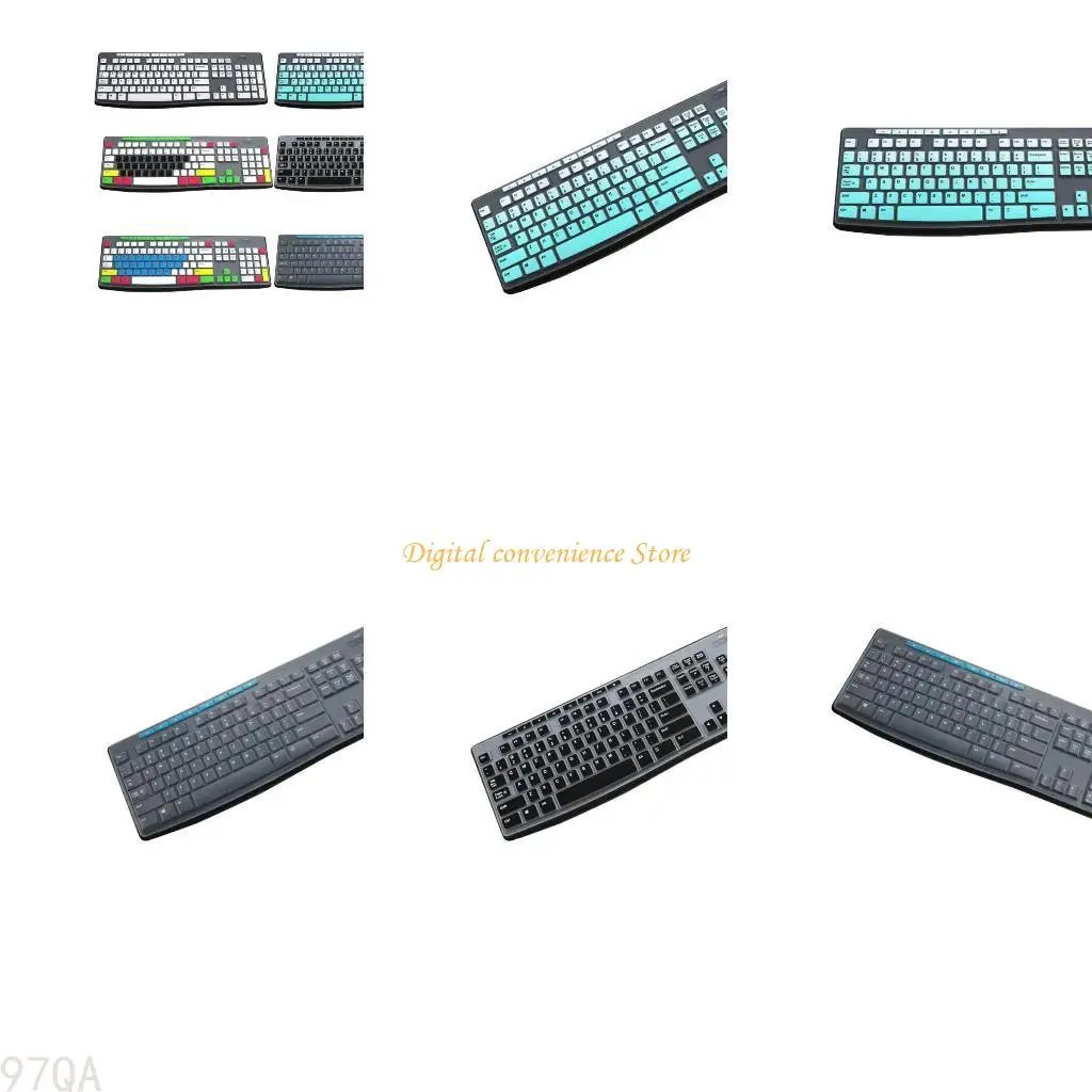 

97QA Silicone Keyboard Skin Film For K200 K260 K270 K275 Dustproof Sleeve