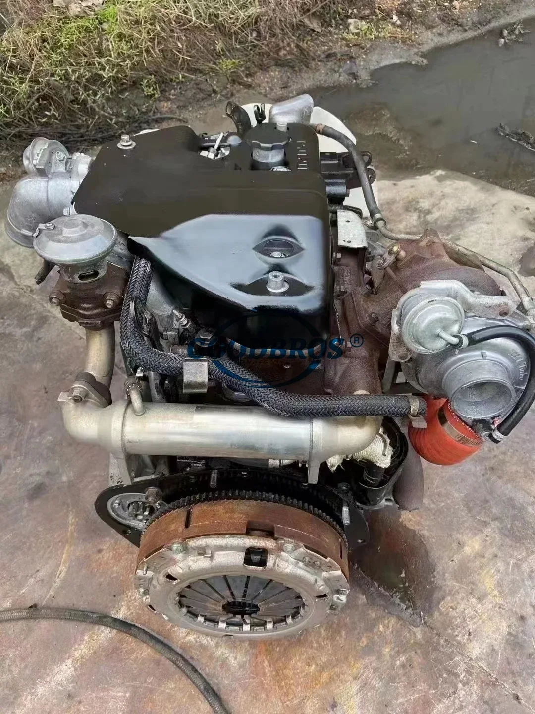 Used 4KH1 3.0T Engine for Isuzu Light Truck Motor With Power Steering Pump