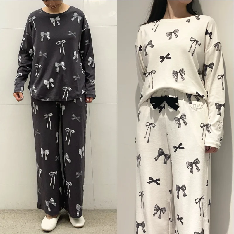 

Pajamas Set Ladies Room Wear Bow Sleepwear (with tags)