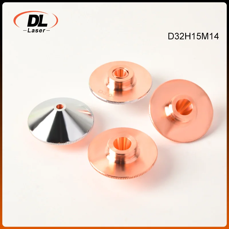 Laser Cutting Nozzles D32 Single&Double Layer Caliber 0.8-6.0 Raytools Precitec Bodor WSX Laser Cutting Machine Consumables