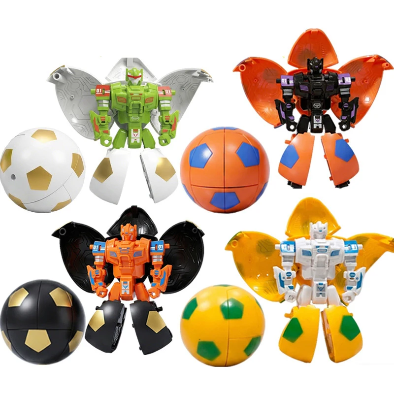 New Children's Football, Basketball, Billiards, Robot King Kong Transforms into Mech Boy Toy Birthday Gift