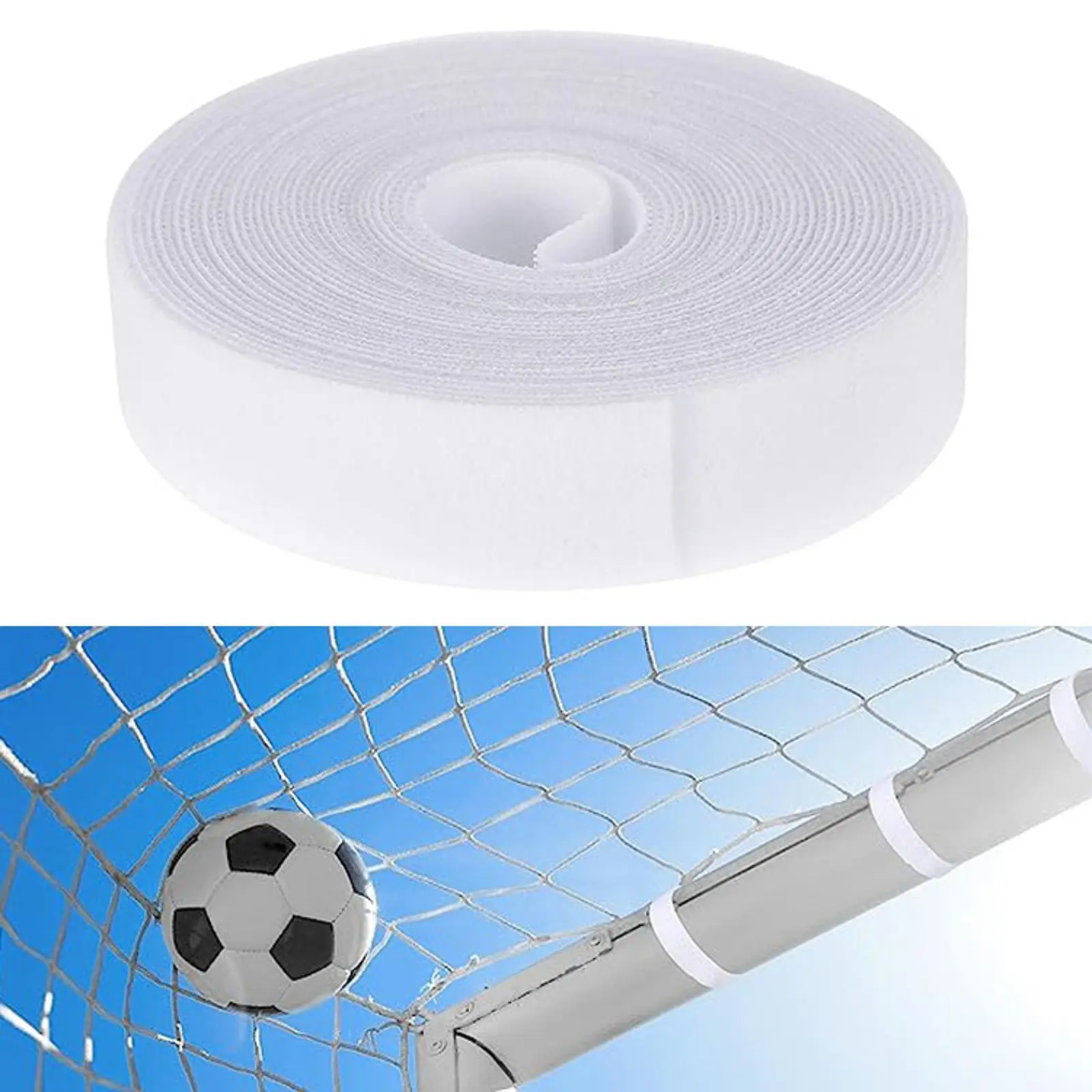 Soccer Goal Net Straps Wrap Cable Fastener Straps Reusable Cable Strap