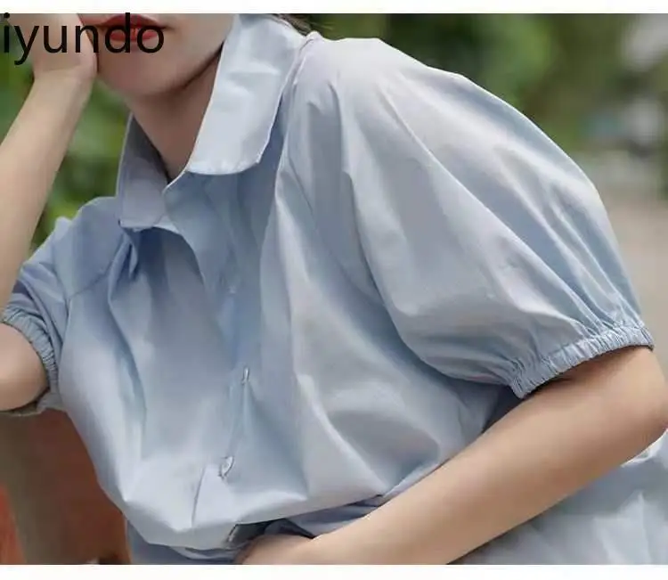 Witte damesblouse met korte mouwen 2025, zomer, nieuwe ontwerper, Franse stijl, vintage Hong Kong Vibe, elegante en trendy top