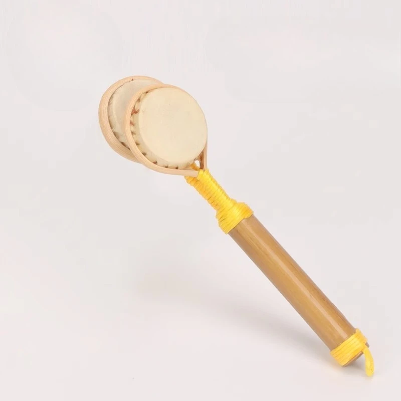 

25 см Maraca из овчины, звуковые исцеляющие маракасы для взрослых, профессиональный песочный молоток, портативные музыкальные инструменты Orff, подарок для детей