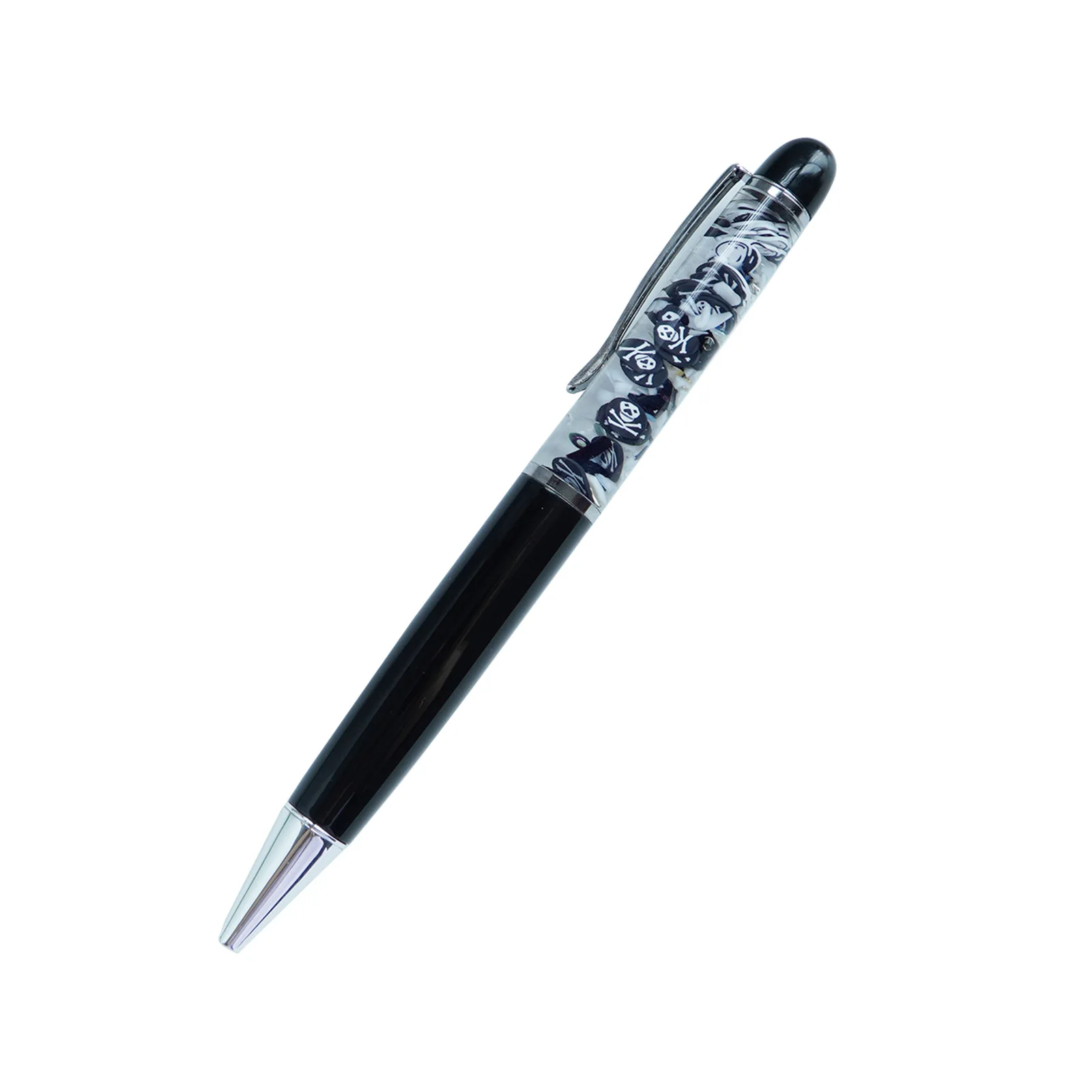 Poisonn Skull Fun Pens Cute Floater Floating Liquid Writing Journaling Office Pen Novelty Gag Gifts