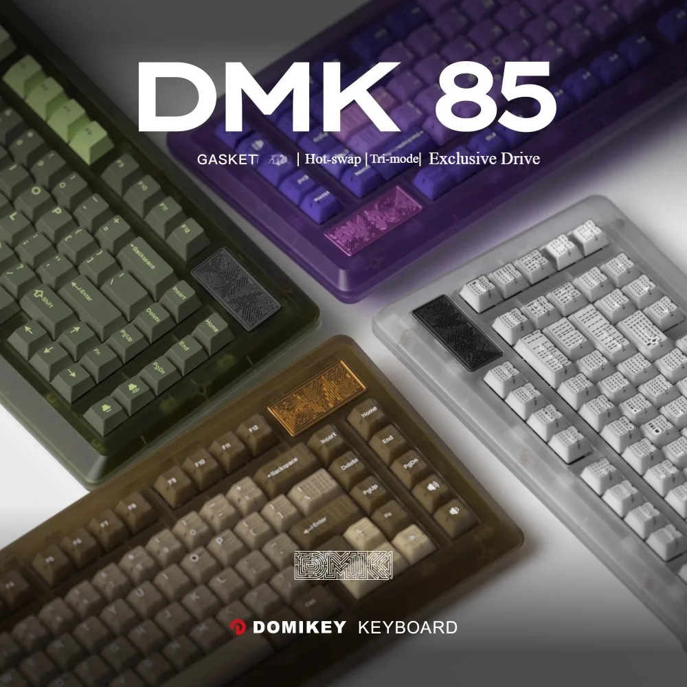 

DMK Laby85 Mechanical Keyboard Kit Wireless Tri-mode Customized CNC Kit Injection Molding ABS Hot Swap VIA Gaming Accessories