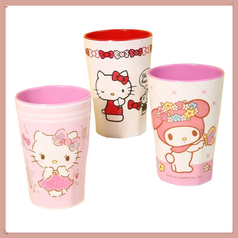 

Anime Surrounding New Sanrio High Beauty Beverage Cup Katie Cat Cute Cartoon Cup Melody Childrens Mouthwash Cup Water Best Gift