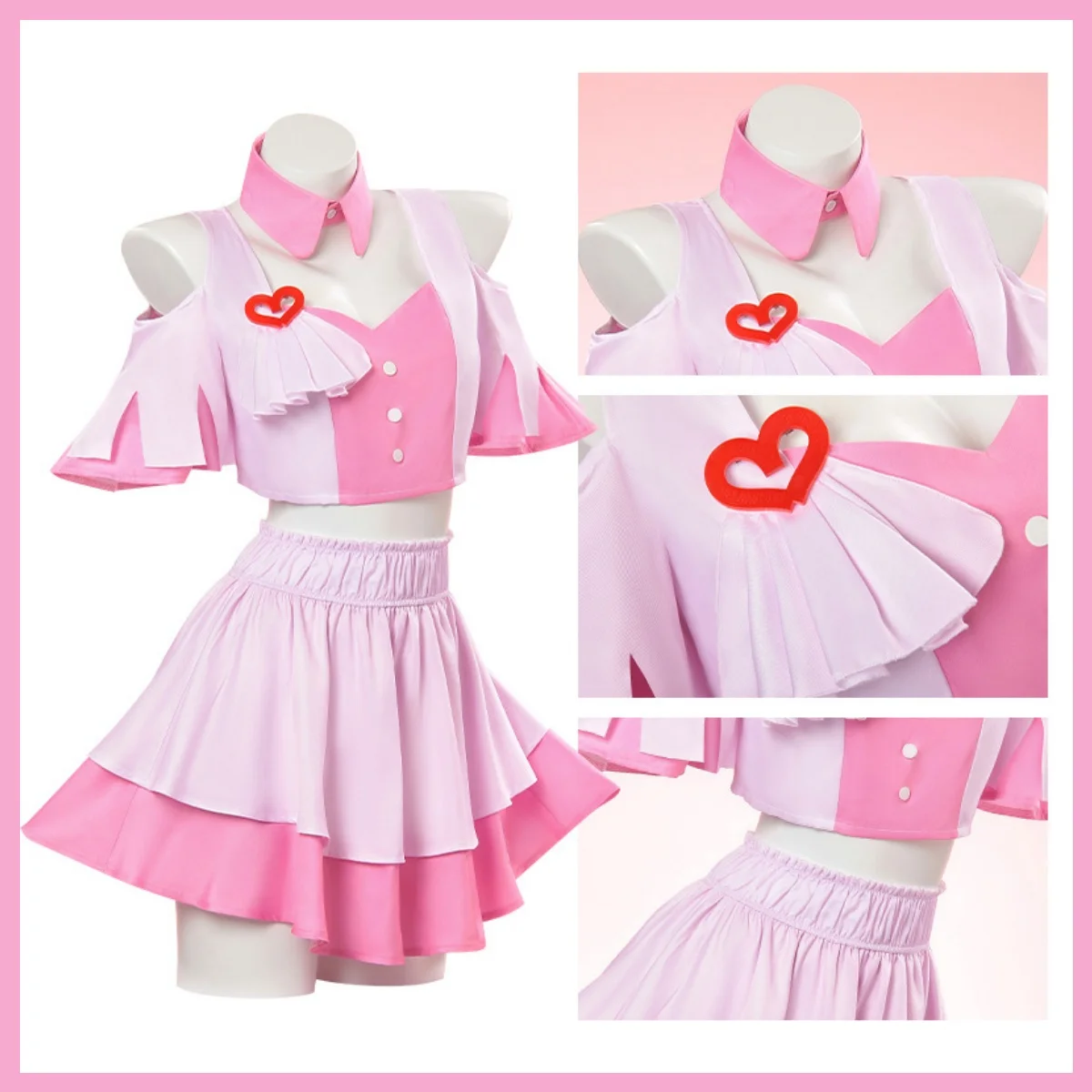 Juego Umamusume: Pretty Derby Still in Love disfraz de Cosplay 4,5 aniversario vestido rosa equipo Jersey peluca mujer lindo traje de Halloween