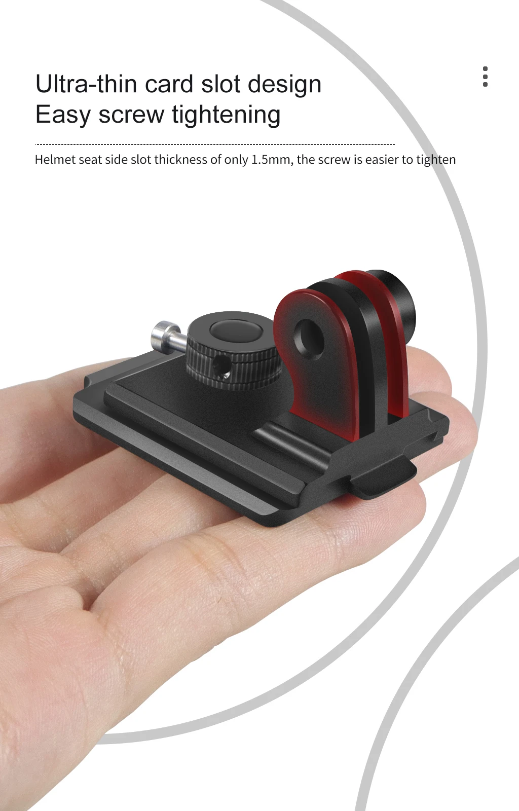 NVG Helmhalterung Basis für GoPro 13 11 10 8 für DJI Action 4 3 Kamera Motorrad Reiten Klettern Racing Sport Basis Halter Adapter – Detail 5
