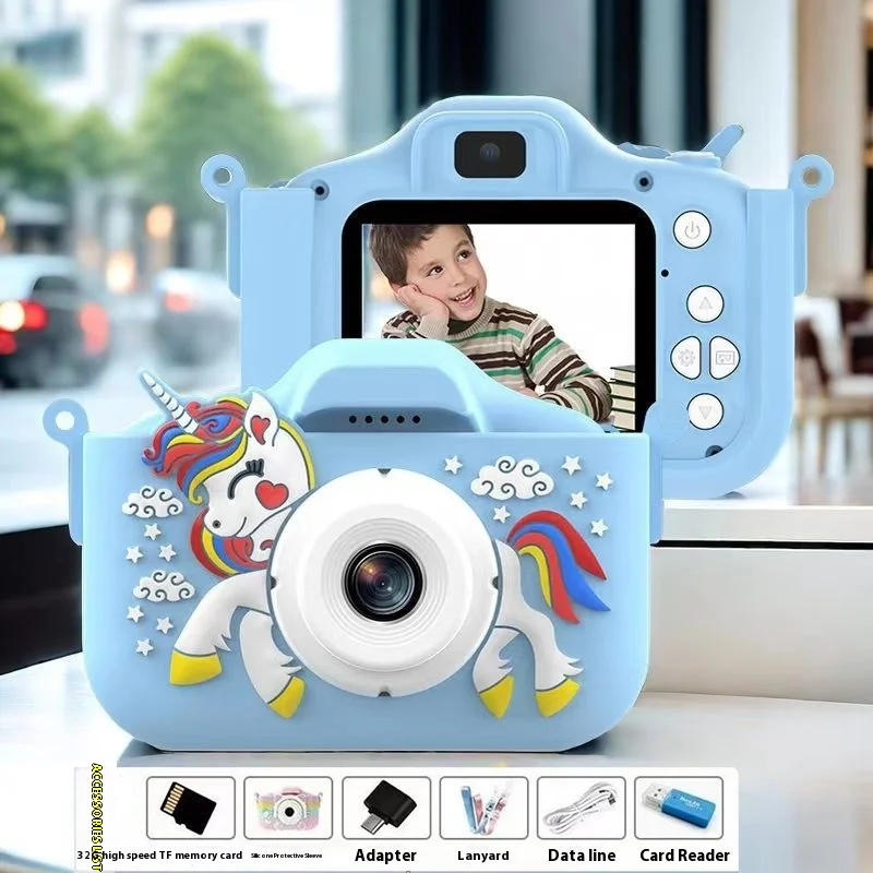 Children Camera 1080p Hd Toddler Digital Video Camera 2.0-Inch Kids Camera With Silicone Cases Toys For Holiday Birthday Gifts