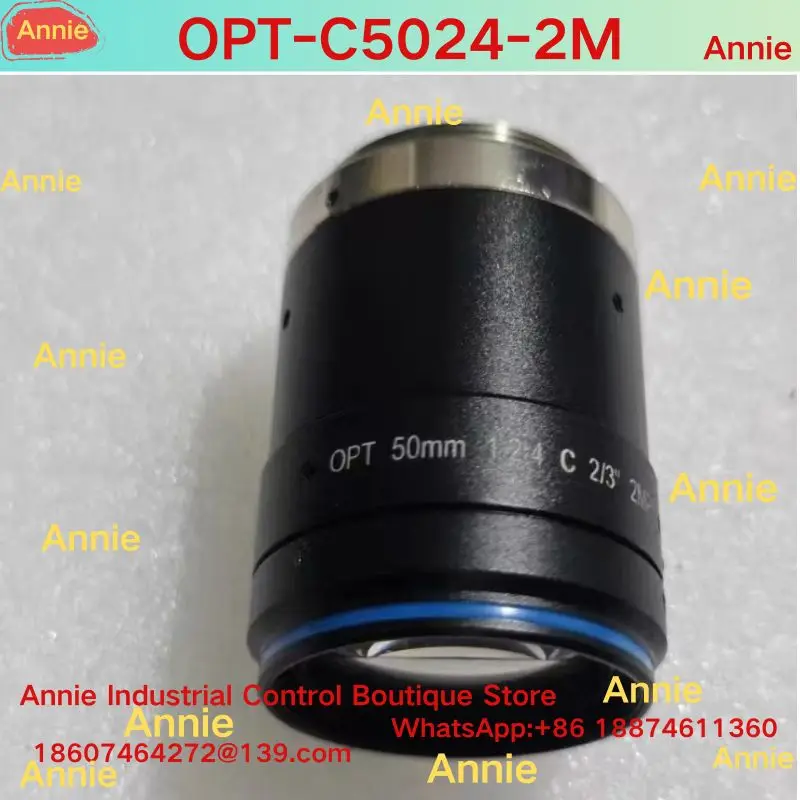

Second-hand test OK 2 million pixel industrial lens OPT-C5024-2M