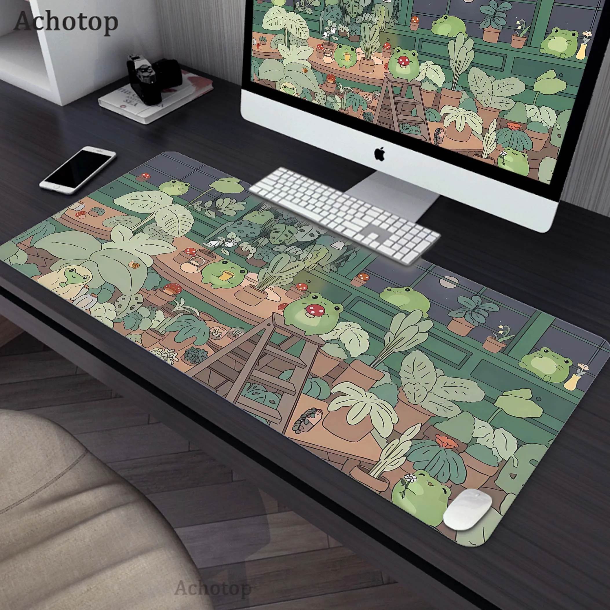 

Mouse Pads Office Mousepad Gaming Speed Keyboard Pads Table Carpet Computer Gamer Desk Mat Cartoon Scene Pattern Gamer Desk Mat