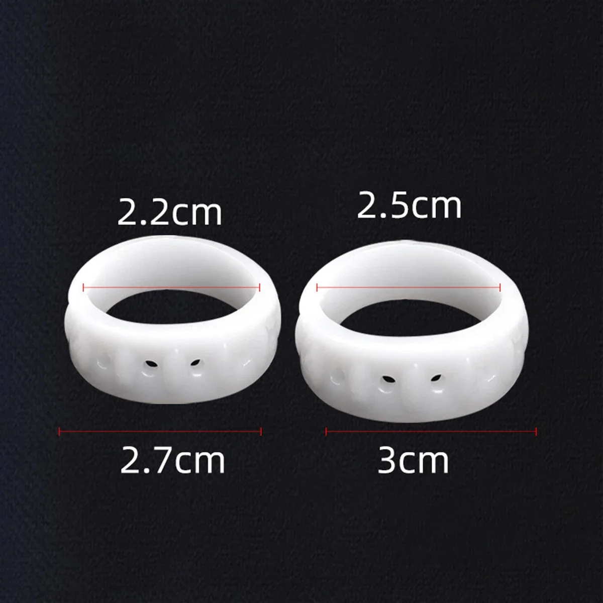 2Pcs Penis Rings Foreskin Corrector Resistance Ring Delay Ejaculation Couple Cock Rings Adult Game Shop Sex Toys For Men